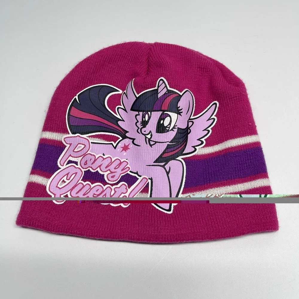 My Little Pony Girls Hot Pink One Size Beanie & Baseball Cap Adjustable